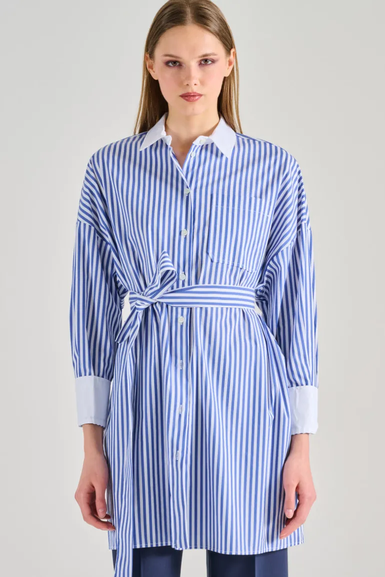 Abito benedicte tela blu