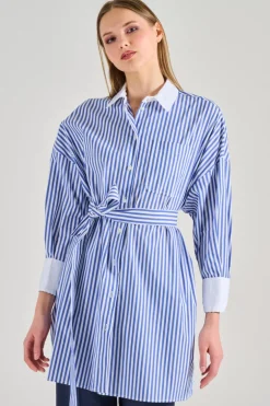 Abito benedicte tela blu