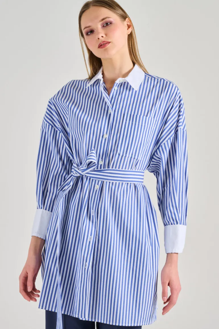 Abito benedicte tela blu