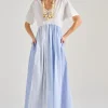 Abito jersey bianco