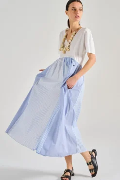 Abito jersey bianco