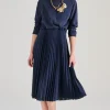Abito jersey blu