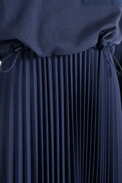Abito jersey blu
