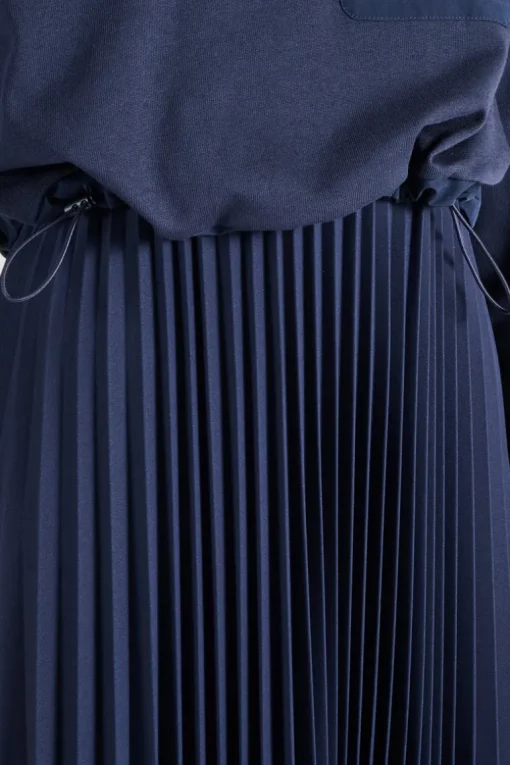 Abito jersey blu