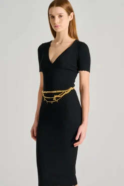 Abito maglia nero