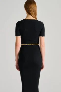 Abito maglia nero