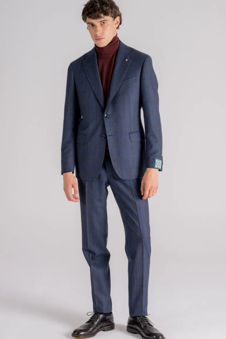 Abito napoli soft lana blu