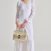 Abito patchwork lungo bianco