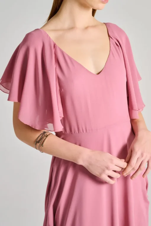 Abito tessuto rosa