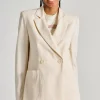 Blazer rayon beige