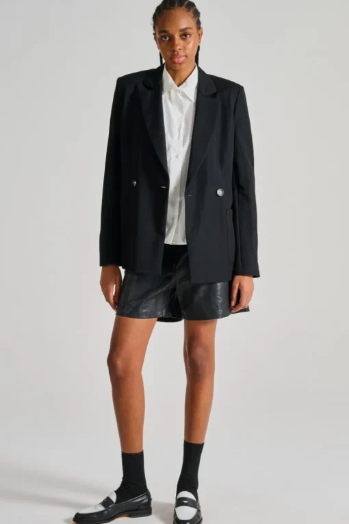 Blazer rayon nero