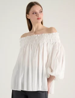 Blusa alessia cotone bianco