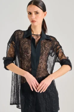 Blusa esme tessuto nero