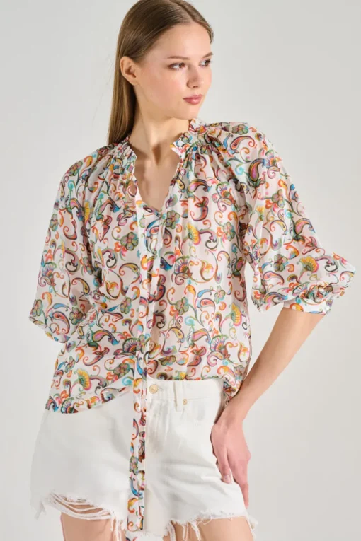 Blusa tessuto 614