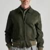 Bomber pelle verde