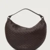 Borsa dumpling l pelle marrone