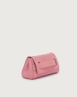 Borsa gossip xs vanity pelle oro/rosa