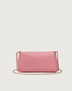 Borsa gossip xs vanity pelle oro/rosa