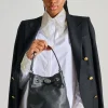 Borsa monda daily s pelle nero