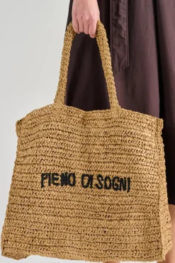 Borsa pelle beige