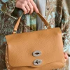 Borsa postina centauro pelle marrone