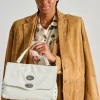 Borsa postina daily s pelle bianco