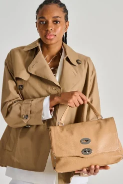 Borsa postina s daily pelle marrone