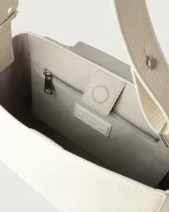 Borsa sveva soft media pelle bianco