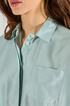 Camicia 100% cotone azzurro