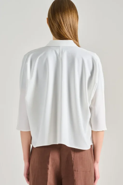 Camicia 100% cotone bianca