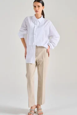 Camicia 100% cotone bianco