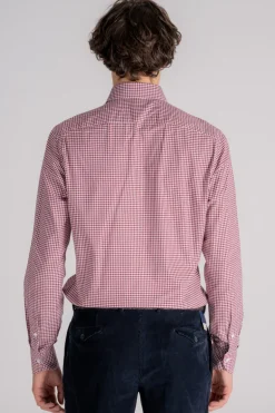 Camicia 100% cotone rosso