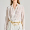 Camicia a body cotone bianco