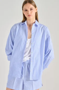 Camicia azzurro