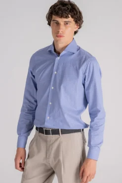 Camicia azzurro 100% cotone