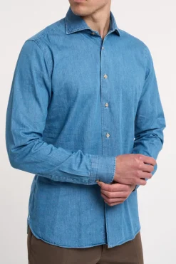 Camicia azzurro uomo