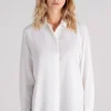 Camicia beige in acetato/seta