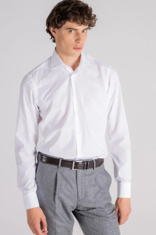 Camicia bianco uomo