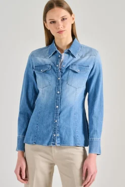 Camicia blu