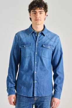 Camicia blu