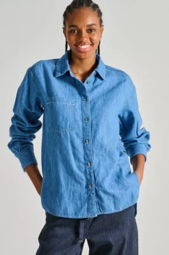 Camicia blu