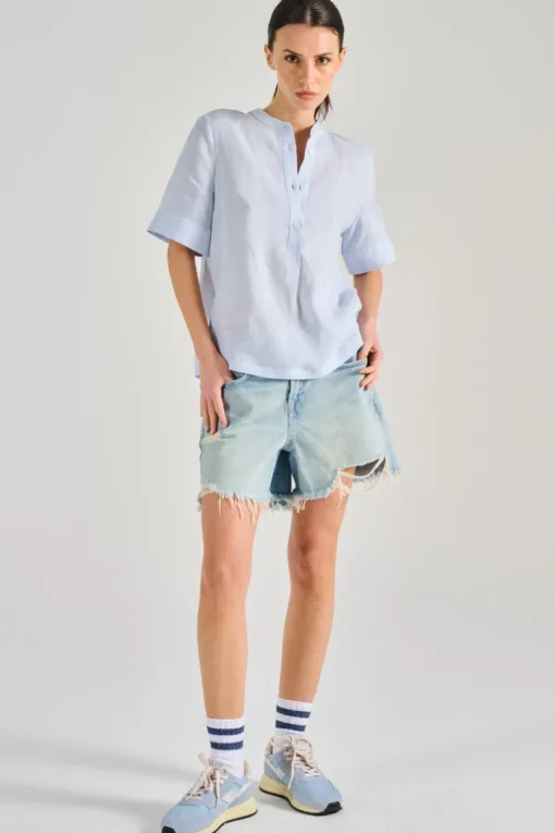 Camicia blu