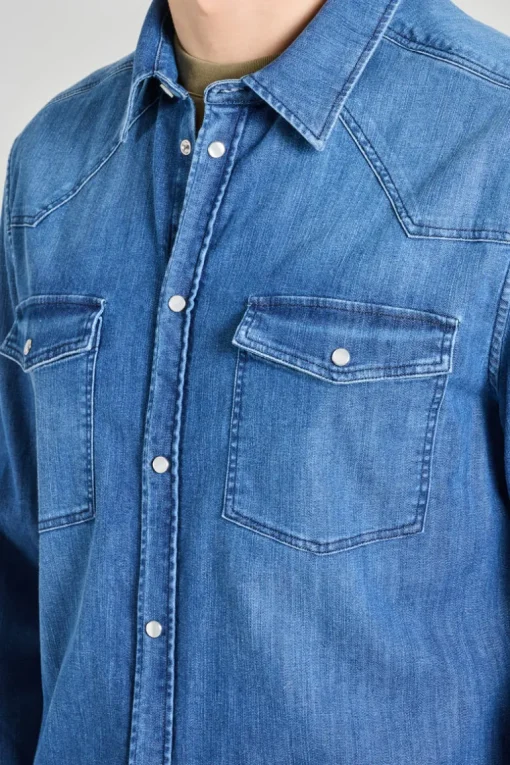 Camicia blu