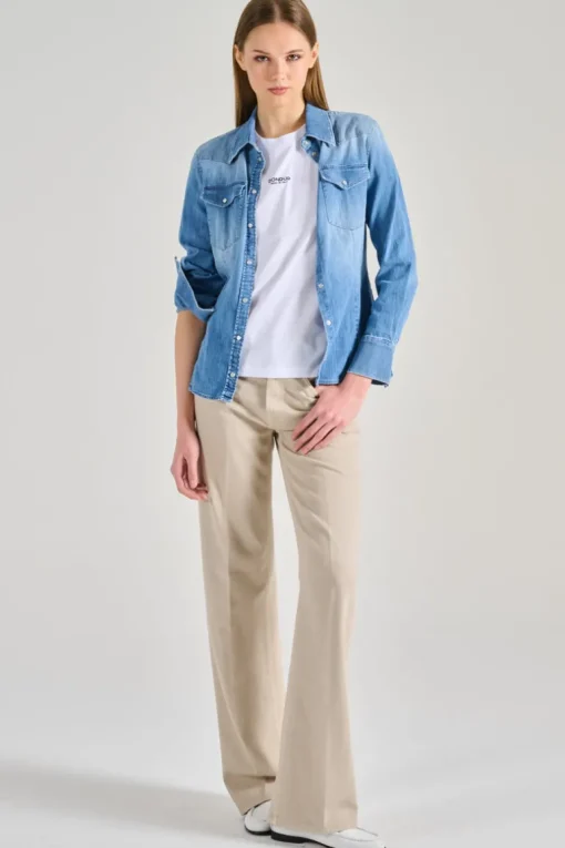 Camicia blu