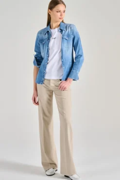 Camicia blu