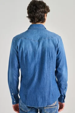 Camicia blu