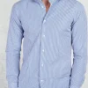 Camicia blu uomo