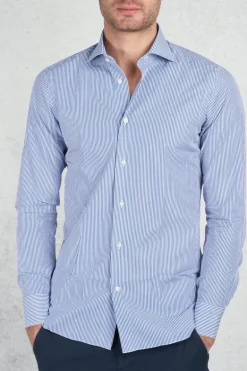Camicia blu uomo