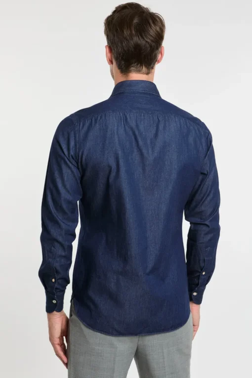 Camicia blu uomo