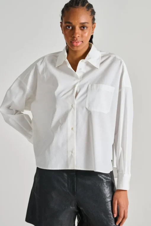 Camicia cotone bianco